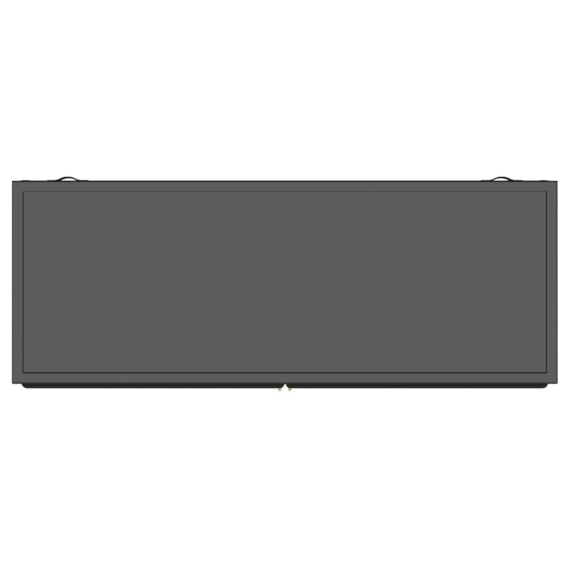 Dalia 2-door Accent Storage Cabinet with Shelving Black
