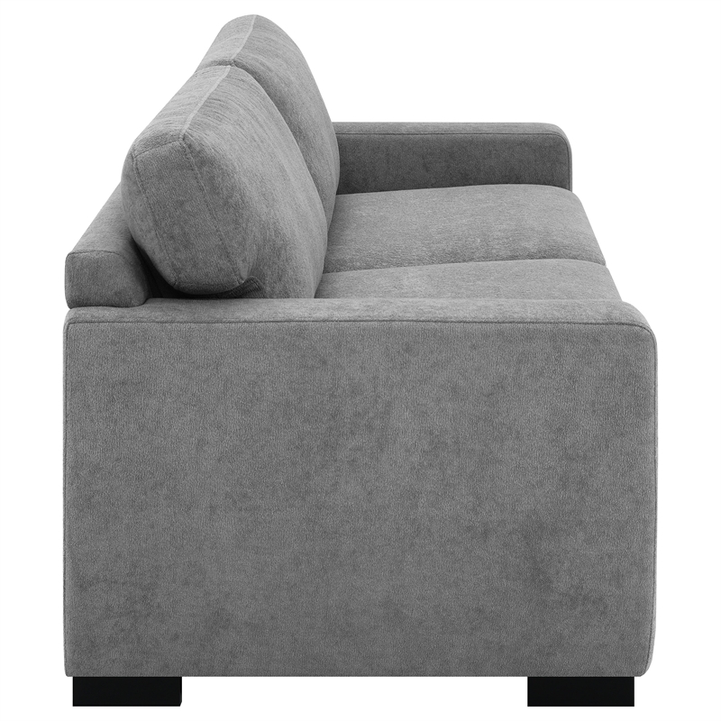 Upholstered Sofa Sleeper with Queen Mattress Grey