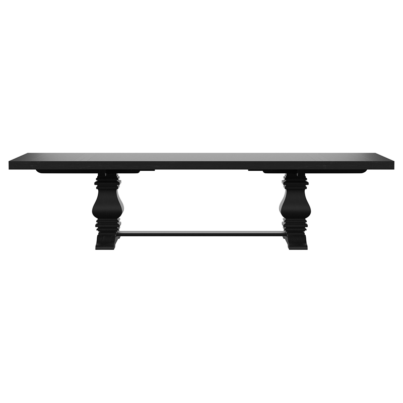 Florence 7-piece 126-inch Extension Dining Table Set Grey