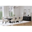 Florence 9-piece 126-inch Extension Dining Table Set Beige