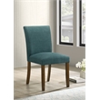 Cantley Upholstered Dining Side Chair Teal Blue