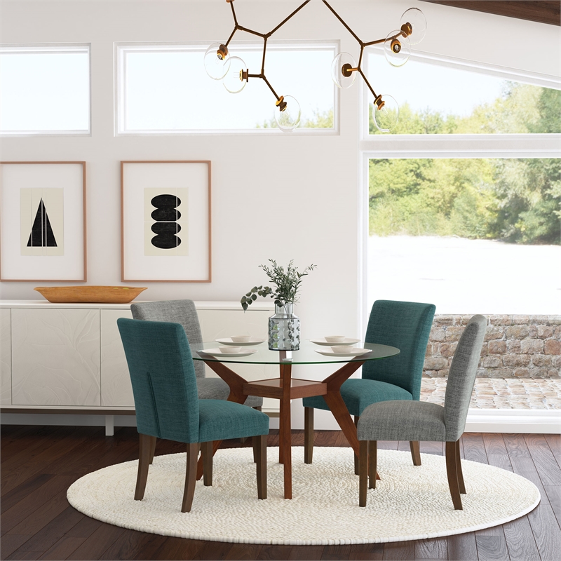 Cantley Upholstered Dining Side Chair Grey