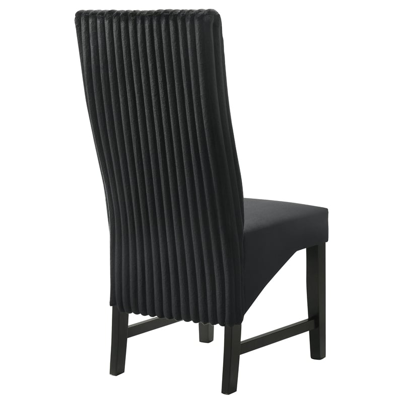 Barrand Upholstered Dining Side Chair Black