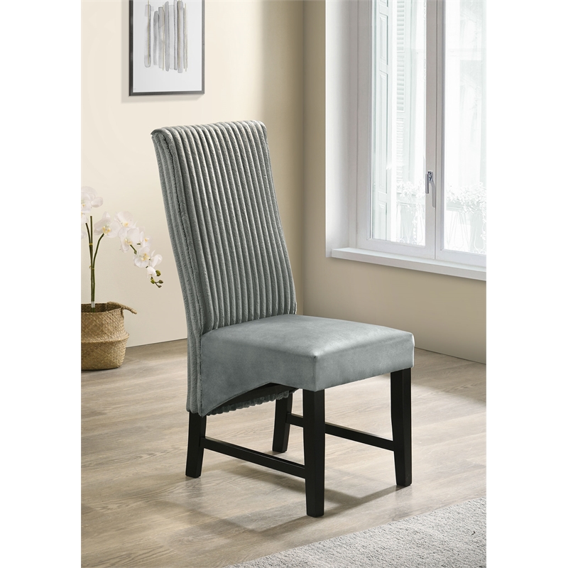 Barrand Upholstered Dining Side Chair Grey