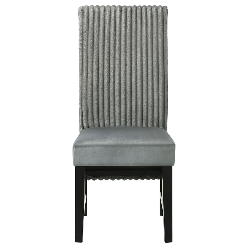 Barrand Upholstered Dining Side Chair Grey