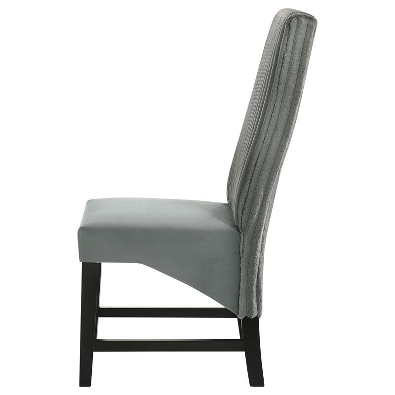 Barrand Upholstered Dining Side Chair Grey