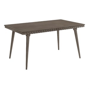Onslow 59-inch Rectangular Wood Dining Table Dark Brown