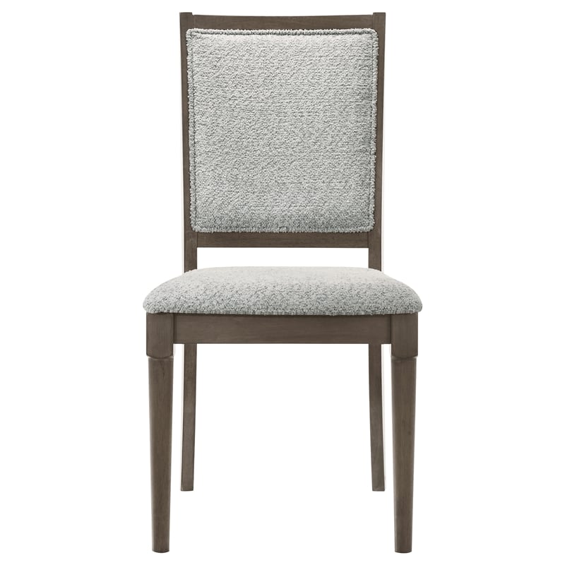 Onslow Upholstered Dining Side Chair Dark Brown