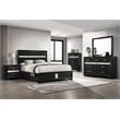 Miranda 5-piece Eastern King Bedroom Set Black