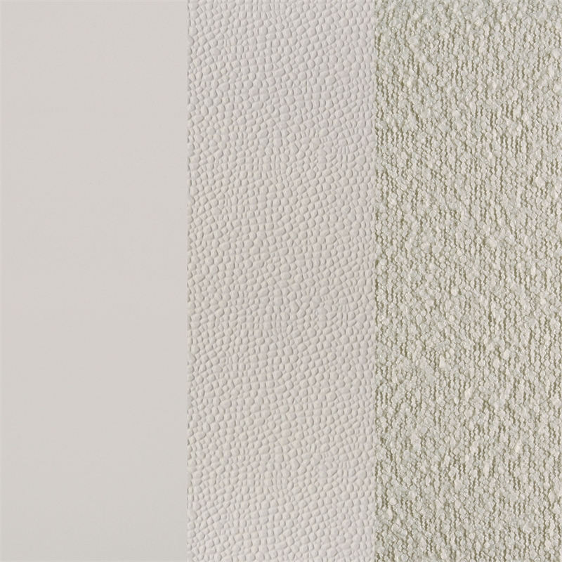 Olivia Queen Panel Bed LED Headboard Pearl White
