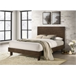 Glenwood 48-inch Queen Platform Panel Bed Warm Brown