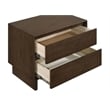 Glenwood 2-drawer Nightstand Bedside Table Warm Brown