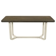 Biloxi 71-inch Rectangular Wood Dining Table Greyish Brown