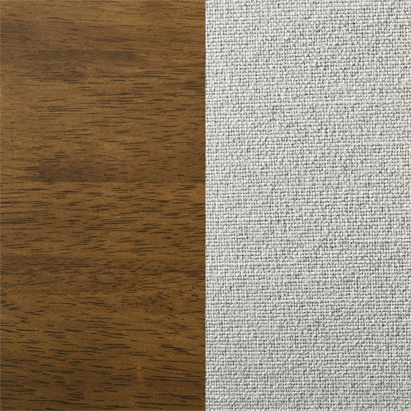 Almonte Dining Chair Upholstered Seat Dark Brown