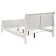 Louis Philippe 47-inch Queen Sleigh Panel Bed White