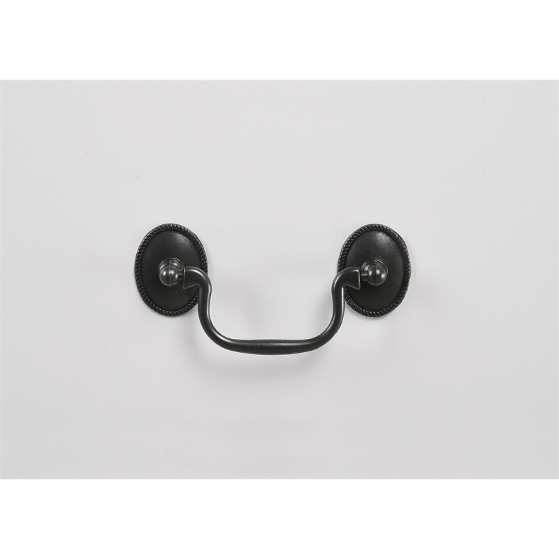 Louis Philippe 2-drawer Nightstand Bedside Table White