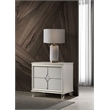 Olivia 2-drawer Nightstand Bedside Table Pearl White