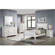 Louis Philippe 5-piece Twin Bedroom Set White