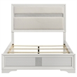 Miranda 54-inch Upholstered Queen Panel Bed White