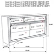 Miranda 4-piece Queen Bedroom Set White