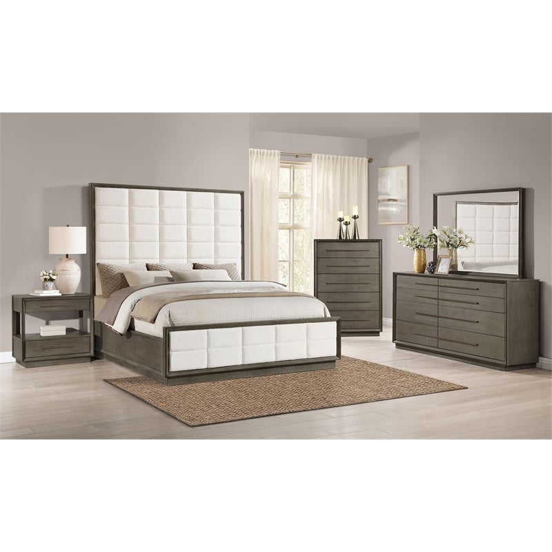 Durango 5-piece Eastern King Bedroom Set Taupe Oak