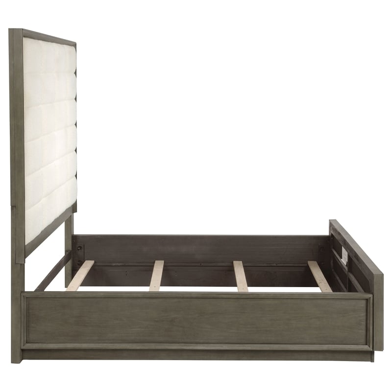 Durango 80-inch Queen Panel Bed Taupe Oak
