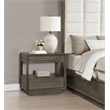 Durango 2-drawer Nightstand Bedside Table Taupe Oak