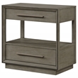 Durango 2-drawer Nightstand Bedside Table Taupe Oak