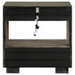 Durango 2-drawer Nightstand Bedside Table Taupe Oak