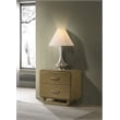 Amsbury 2-drawer Nightstand Bedside Table Nutmeg