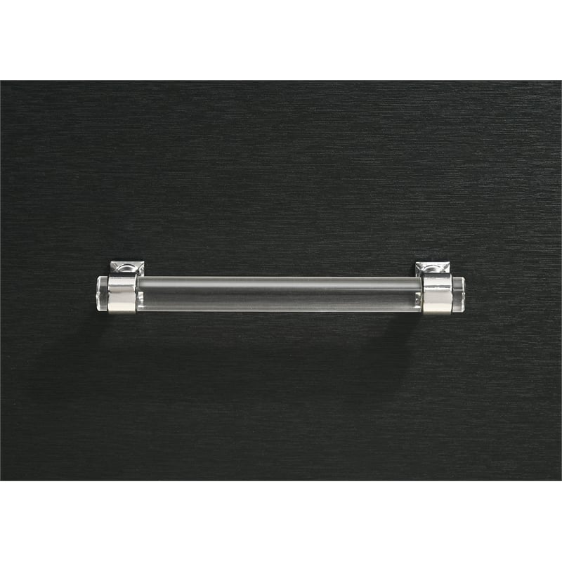 Lucia 5-piece Eastern King Bedroom Set Grey and Black