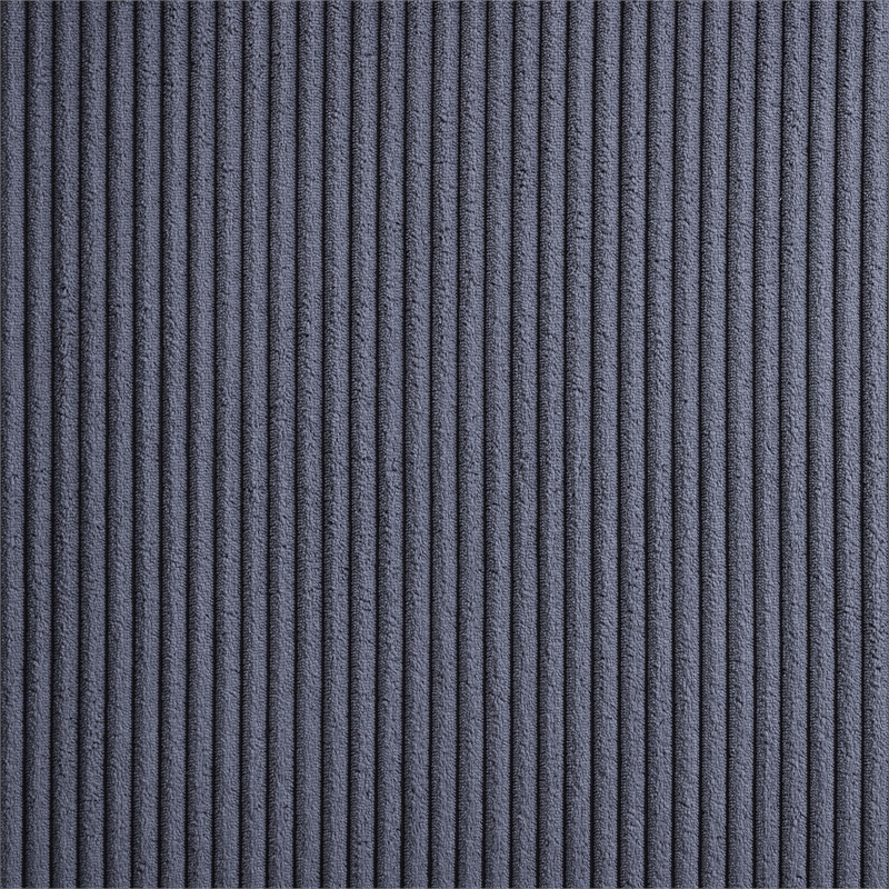 Tisdall Upholstered Cal King Flame Visualizer Bed Grey