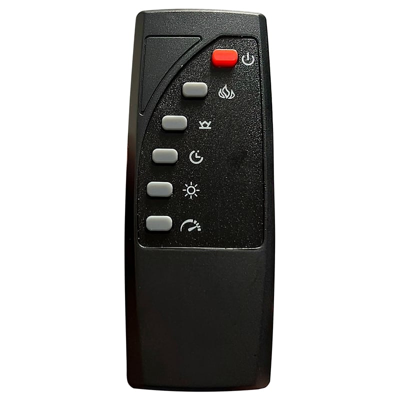 Tisdall Upholstered Queen Flame Visualizer Bed Grey