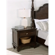 Andover 1-drawer Nightstand Bedside Table Dark Oak