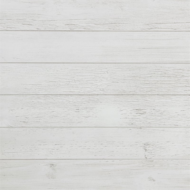 Payne Wood End Table with Shelf Distressed White