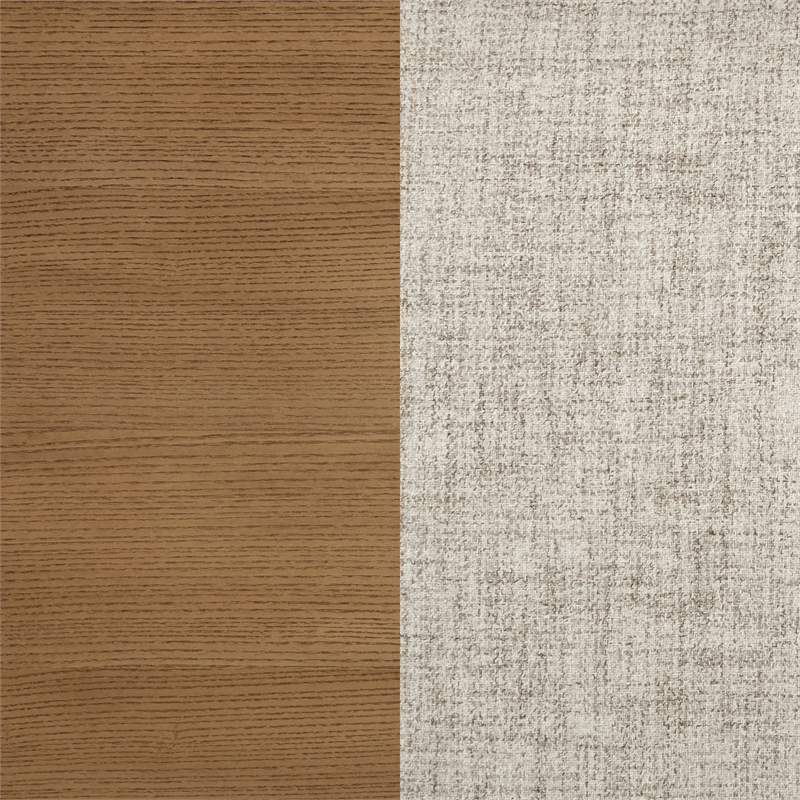 Bruner Upholstered Side Chair Natural Brown