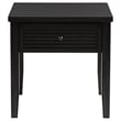 Concord 1-drawer Square End Table Distressed Java