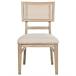 Kailani Rattan Cane Dining Side Chair Beige Oak