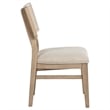Kailani Rattan Cane Dining Side Chair Beige Oak