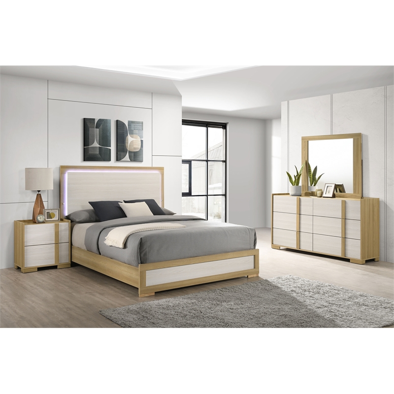 Hyland 4-piece Queen Bedroom Set Natural