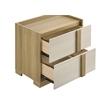 Hyland 2-drawer Nightstand Bedside Table Natural