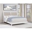 Bexhill 56-inch Upholstered Eastern King Panel Bed White