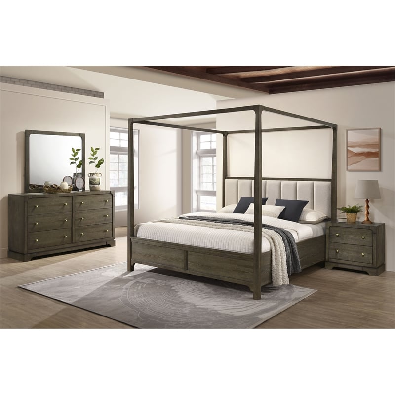Gran Park 4-piece Queen Bedroom Set Dark Cocoa