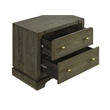 Gran Park 2-drawer Nightstand Bedside Table Dark Cocoa