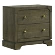 Gran Park 2-drawer Nightstand Bedside Table Dark Cocoa