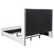 Natasha 65-inch Upholstered California King Bed Cream