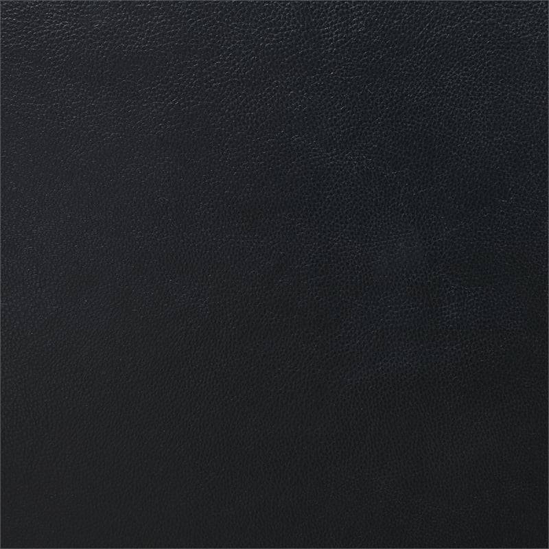 Hewitt Leather Dual Power Reclining Sectional Sofa Black