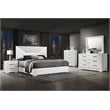 Ives 5-drawer Bedroom Chest of Drawers White High Gloss
