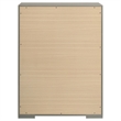 Ives 5-drawer Bedroom Chest of Drawers Grey High Gloss