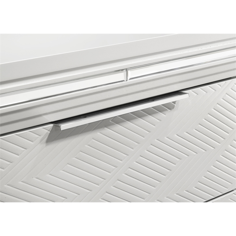 Marmore 9-drawer Dresser Cabinet White